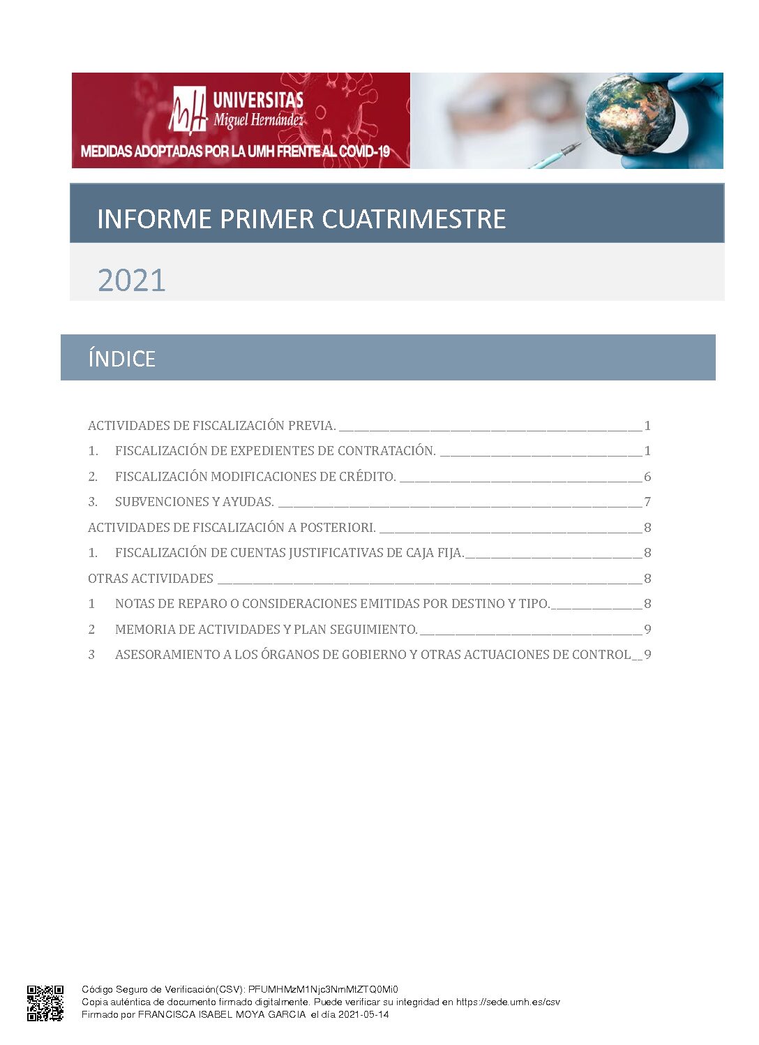 INFORME PRIMER CUATRIMESTRE 2021 EN PDF