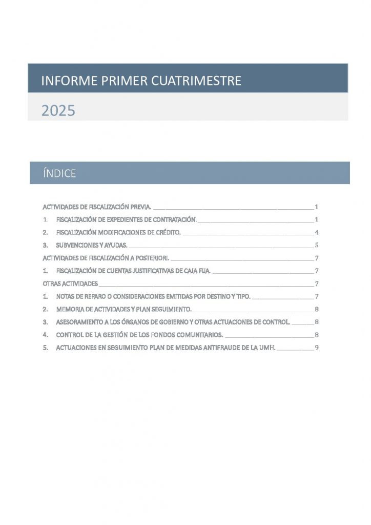 INFORME 1º CUATRIM 2025